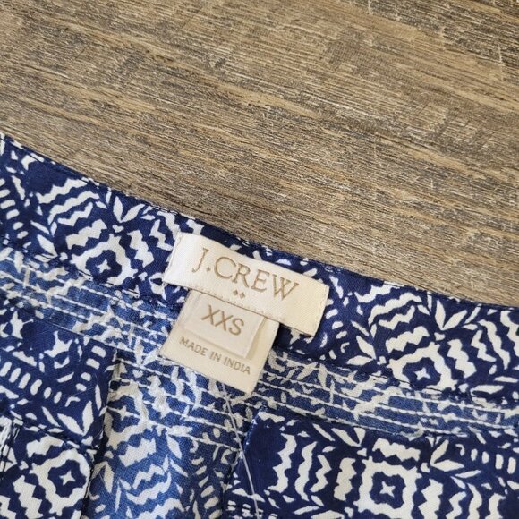 NWT J. CREW | Embroidered Tunic Blouse Top | Sz. XXS - Picture 4 of 6